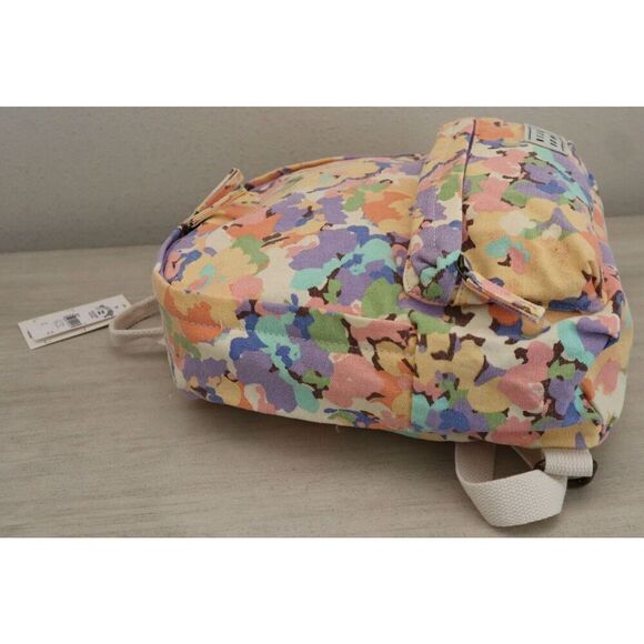 Billabong JABGQBMI Women's Purple Floral Mini Mama Canvas Backpack - Picture 7 of 10